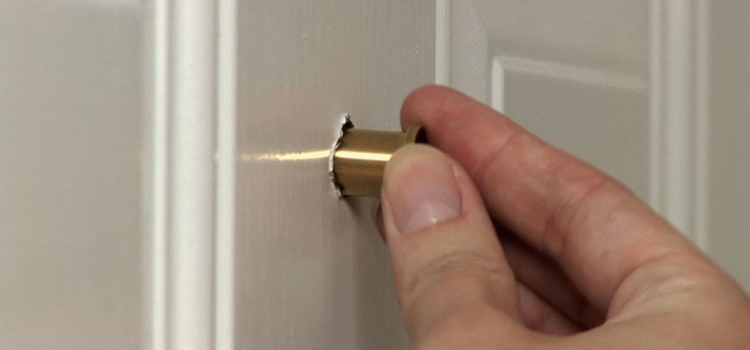 peephole door repair in Ione