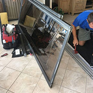 sliding glass door frame repair Ione